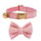 Personalized Bow Cat Collar With Safety Buckle And Name Tag 11