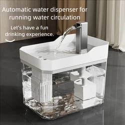automatic pet water fountain with ultra quiet filter system