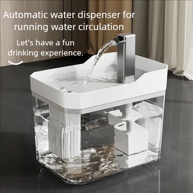 Automatic Pet Water Fountain With Ultra Quiet Filter System 0