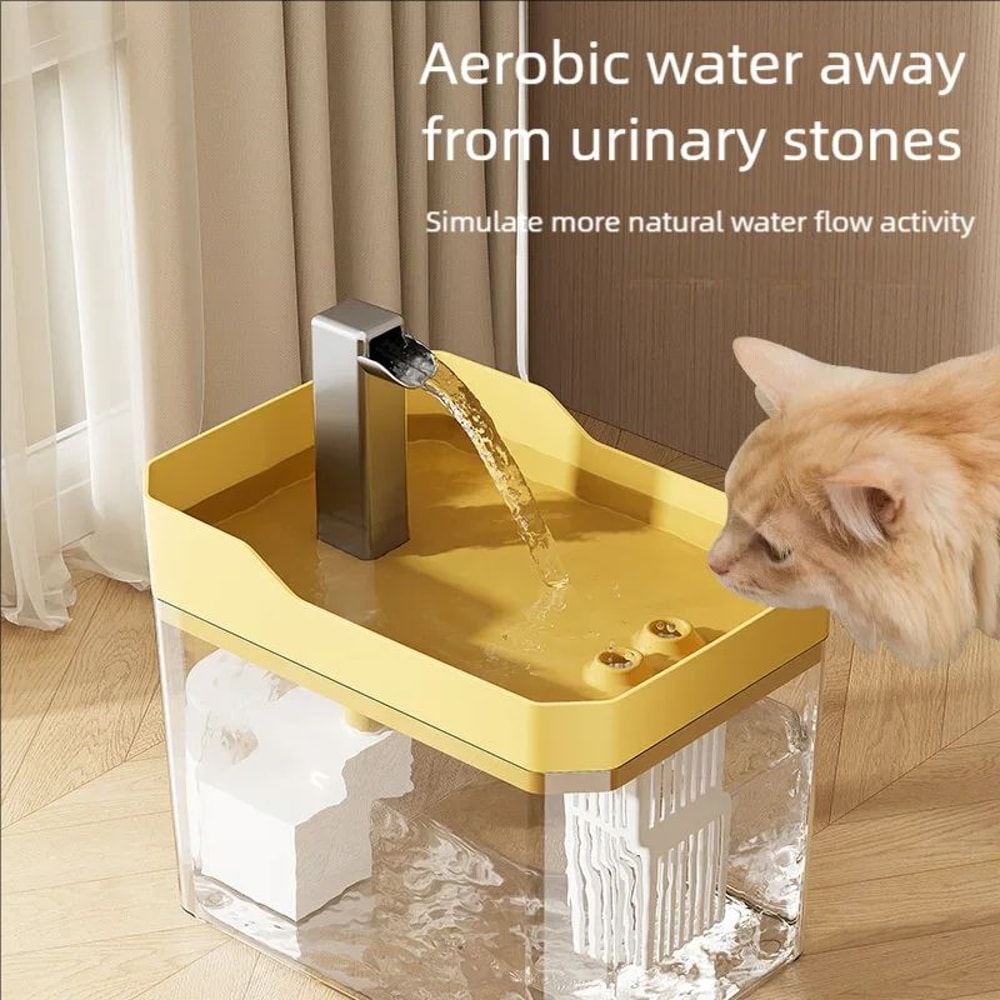 Automatic Pet Water Fountain With Ultra Quiet Filter System 3