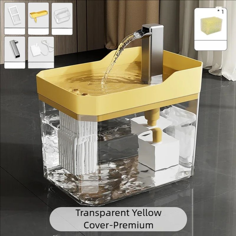 Automatic Pet Water Fountain With Ultra Quiet Filter System 8