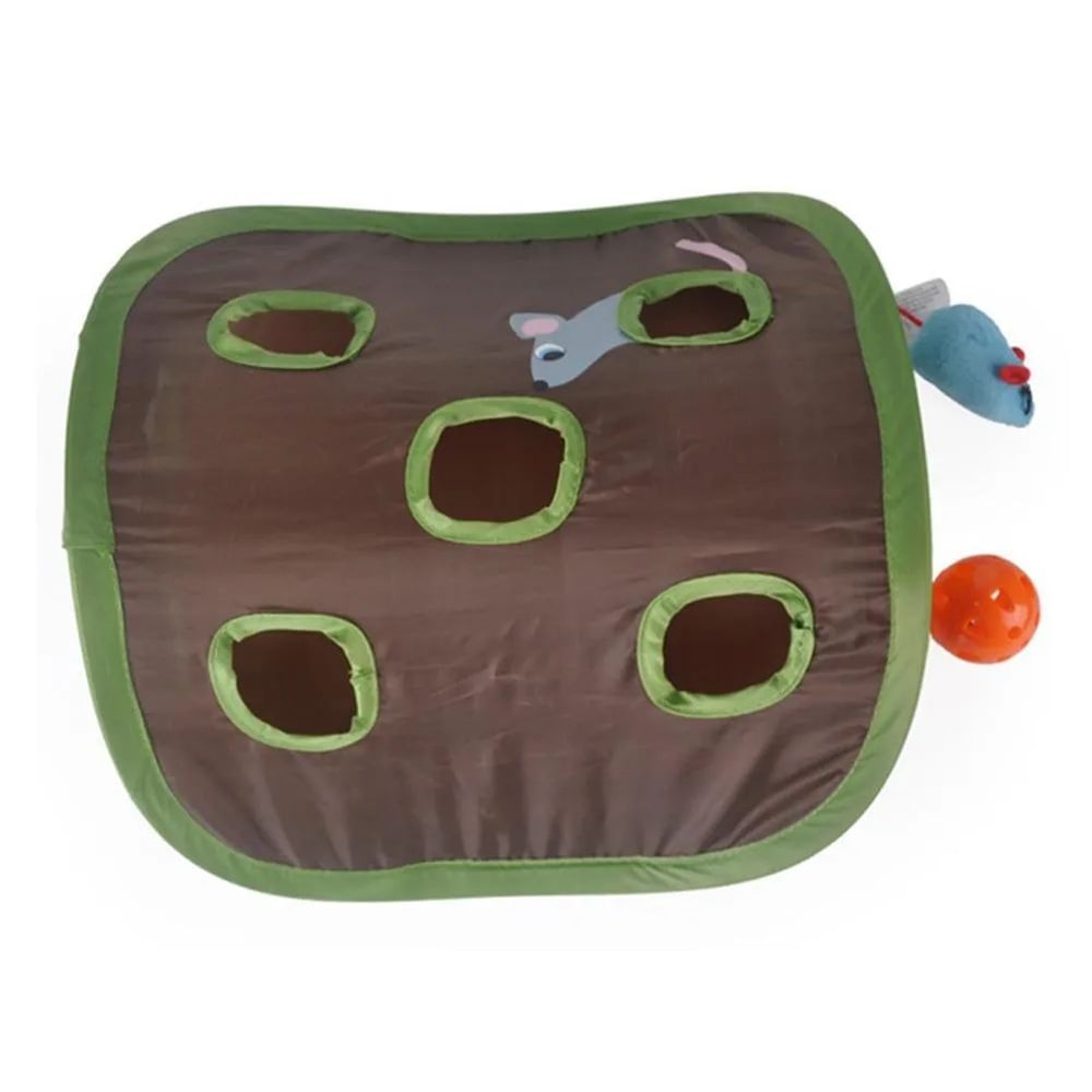 Interactive Cat Hide And Seek Tunnel Game With 9 Holes 3