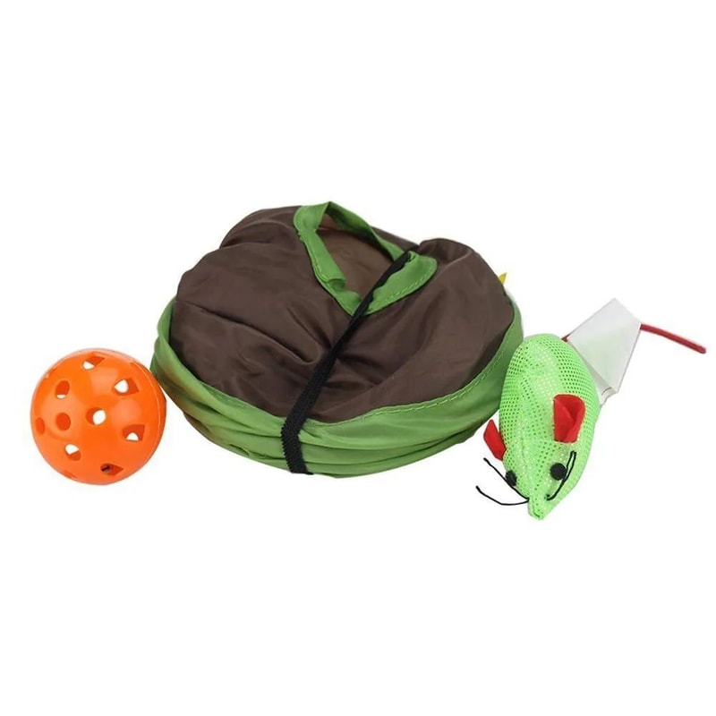 Interactive Cat Hide And Seek Tunnel Game With 9 Holes 4