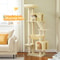 Tall Multi Level Cat Tree Tower With Condo Beds And Scratching Posts 1