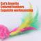 Interactive Feather Mouse Cat Toy For Kittens And Cats 2