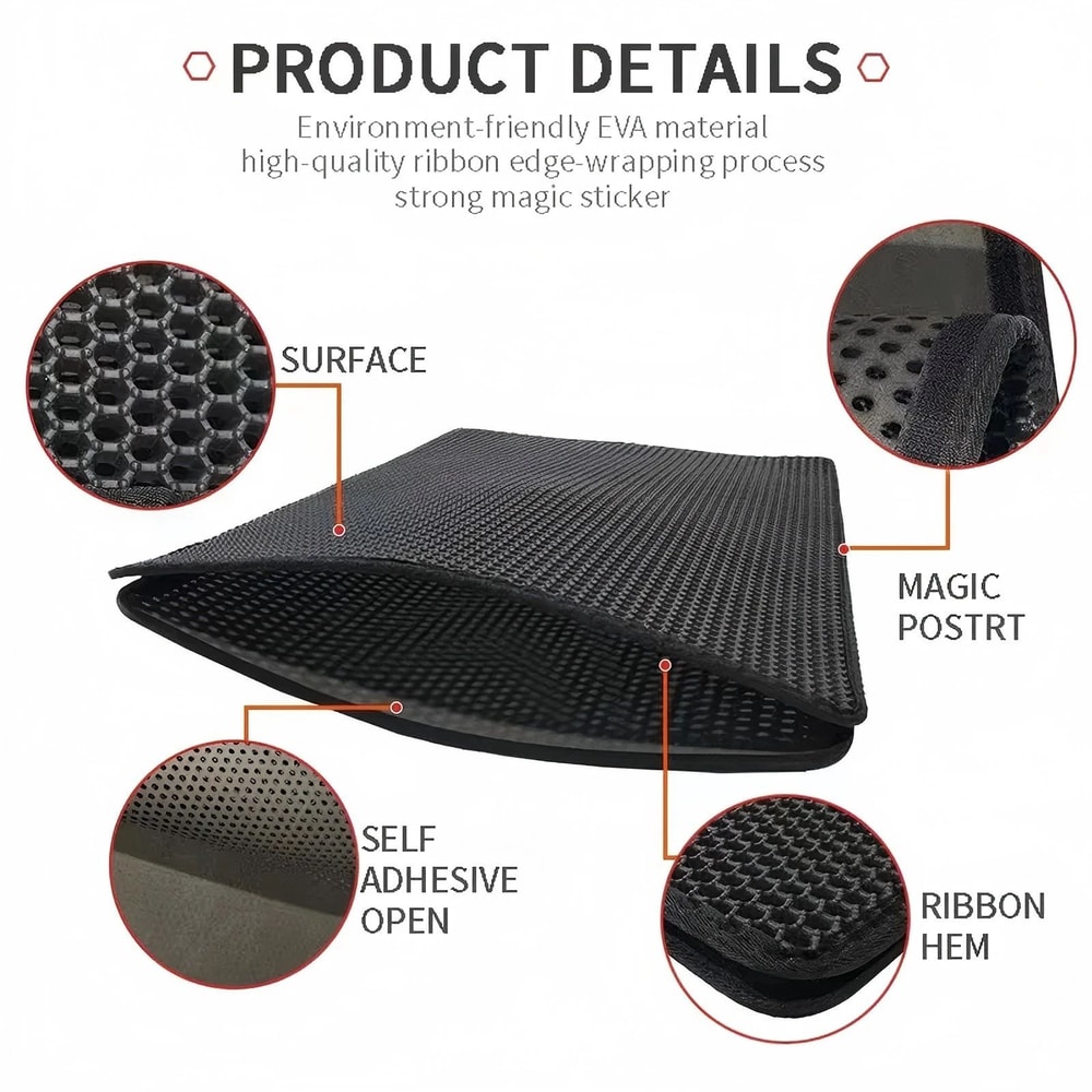 CleanStep Double Layer Cat Litter Mat Waterproof Litter Trap Pad 2