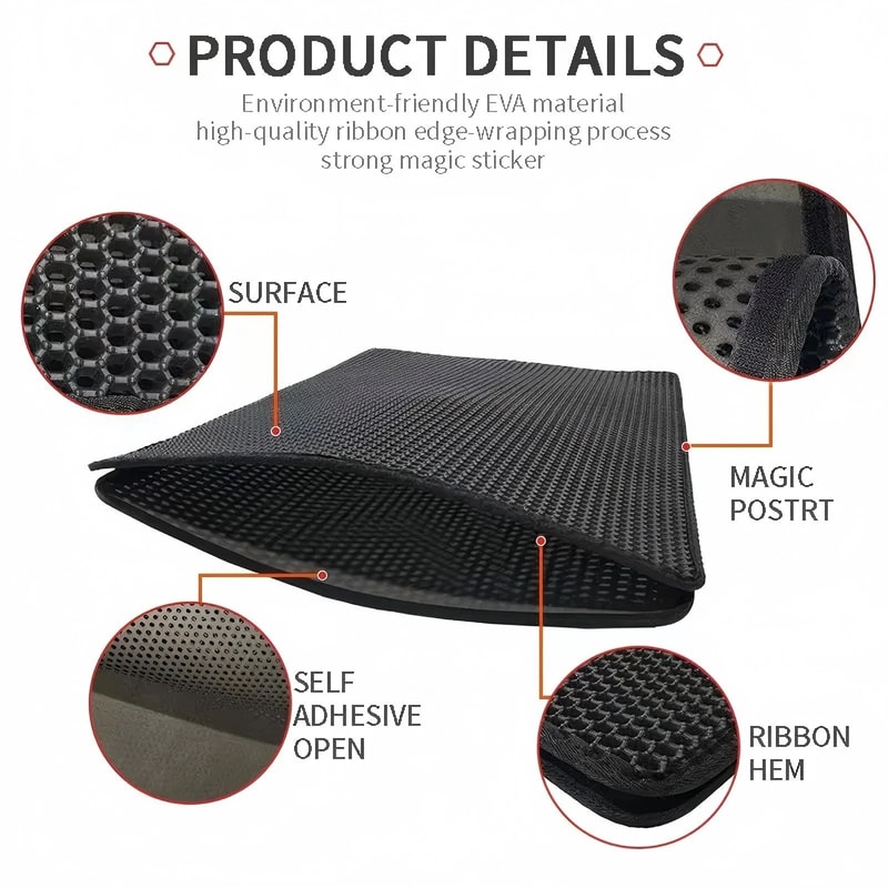 CleanStep Double Layer Cat Litter Mat Waterproof Litter Trap Pad 2