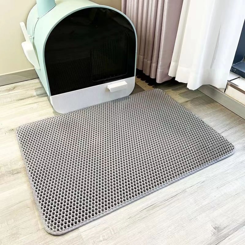 CleanStep Double Layer Cat Litter Mat Waterproof Litter Trap Pad 7