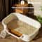 PureShield Semi Enclosed Cat Litter Box Large Capacity Cat Toilet 1