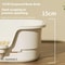 PureShield Semi Enclosed Cat Litter Box Large Capacity Cat Toilet 4