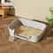 PureShield Semi Enclosed Cat Litter Box Large Capacity Cat Toilet 7
