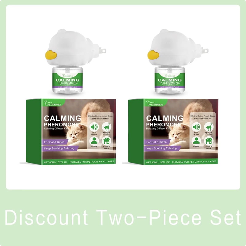 CalmEase Cat Calming Diffuser Plug In Pheromone Relaxant 7
