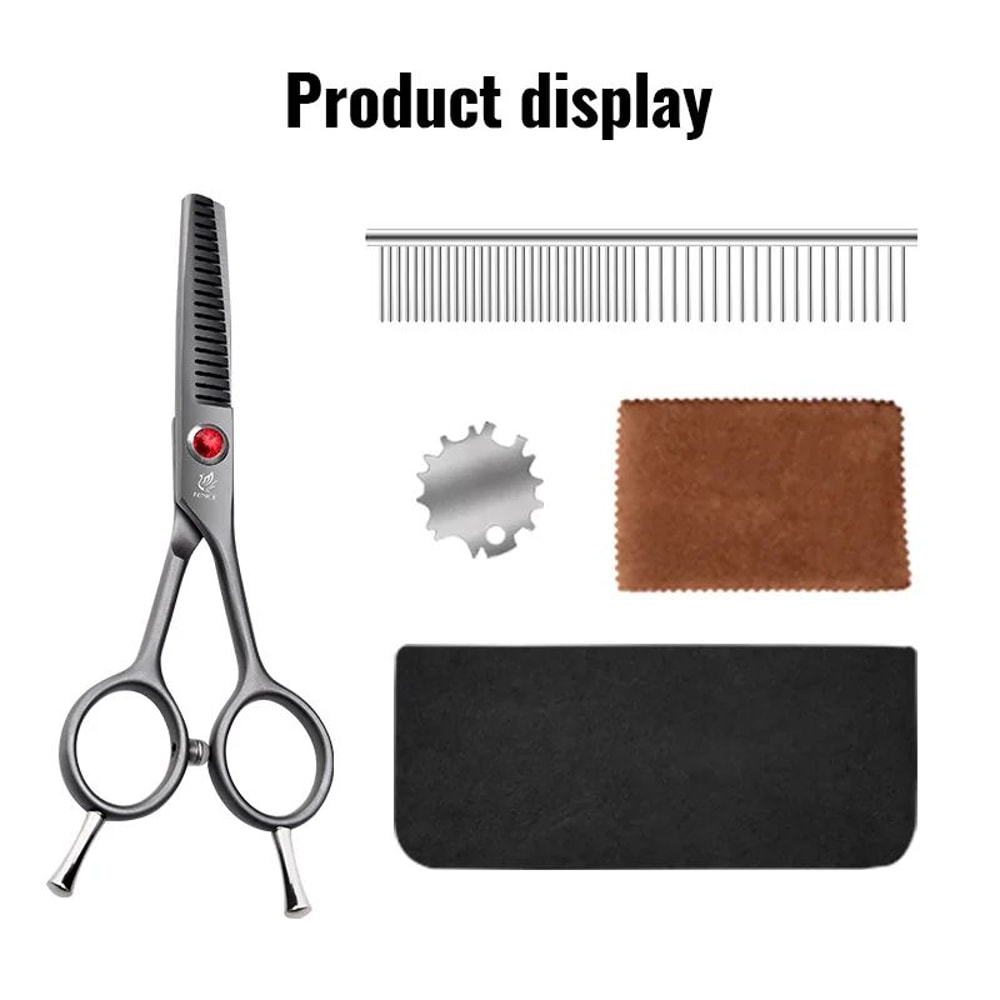 SafeTrim Pet Grooming Scissors Rounded Tip Dog And Cat Trimming Tool 5