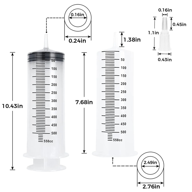 FlexFlow Large Capacity Feeding Syringe With Hose Pump 3