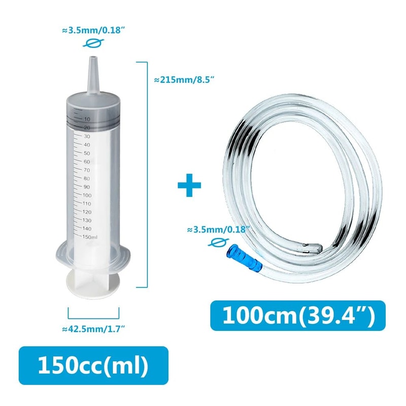 FlexFlow Large Capacity Feeding Syringe With Hose Pump 10