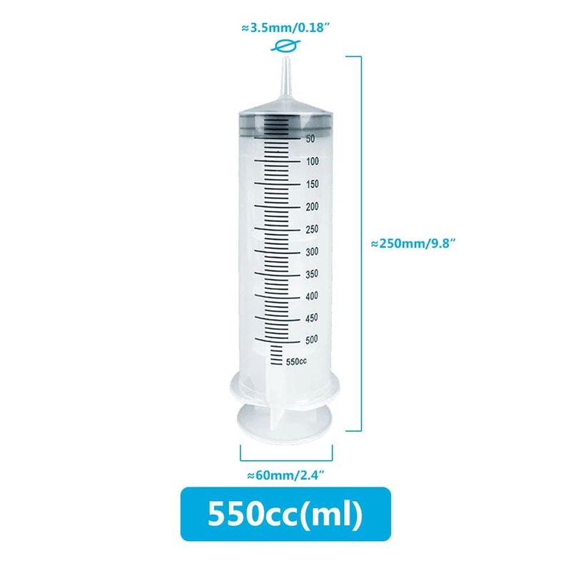FlexFlow Large Capacity Feeding Syringe With Hose Pump 17