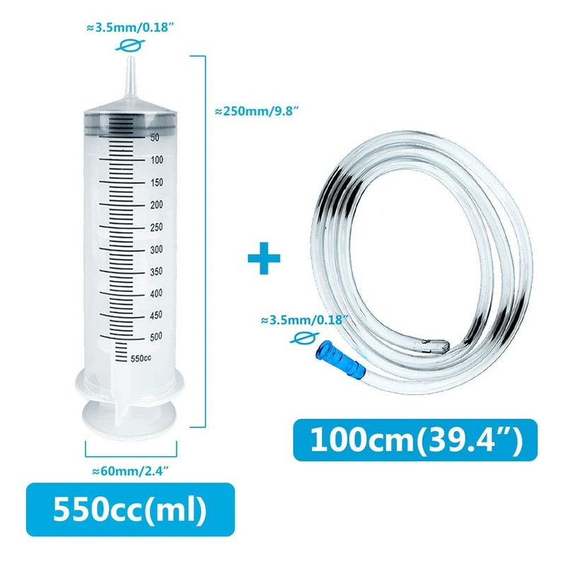 FlexFlow Large Capacity Feeding Syringe With Hose Pump 18