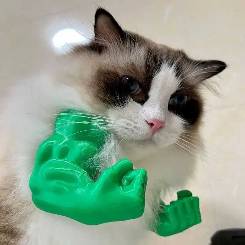 MusclePaw Funny Cat Arm Pendant Necklace Costume Accessory 1