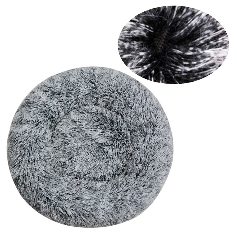 CloudNest Plush Pet Bed Round Cat And Dog Sleeping Nest 8