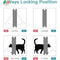 FreedomSwing 4 Way Locking Cat Door Weatherproof Pet Flap 3