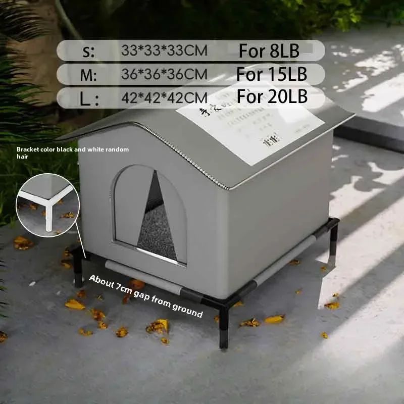 WeatherGuard Outdoor Cat House Insulated Winter Shelter 10