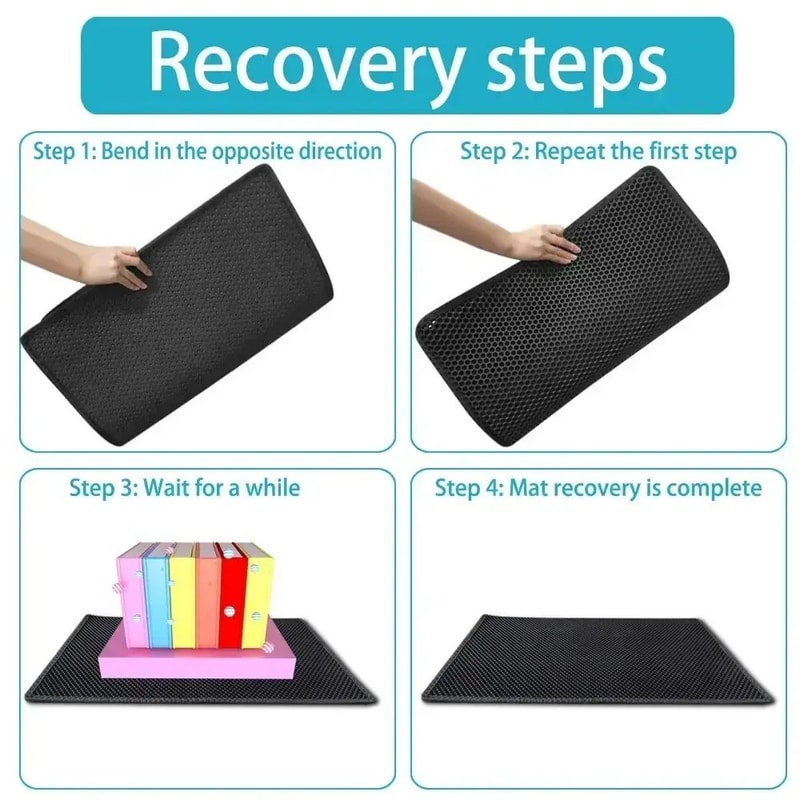 CleanStep Double Layer Cat Litter Mat Waterproof Litter Trapper 5