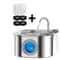 PureFlow Stainless Steel Cat Water Fountain With Smart Sensor 9
