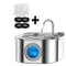 PureFlow Stainless Steel Cat Water Fountain With Smart Sensor 3