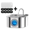 PureFlow Stainless Steel Cat Water Fountain With Smart Sensor 7