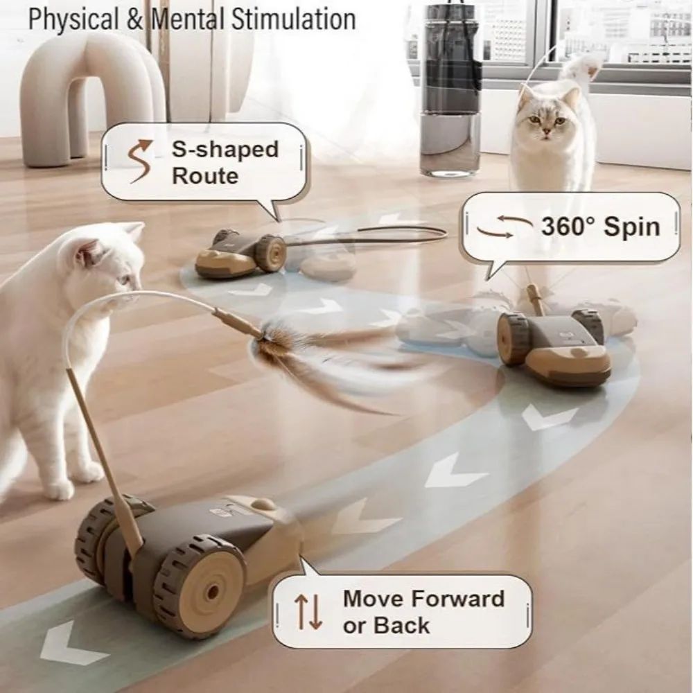 SmartChase Interactive Moving Cat Toy 2