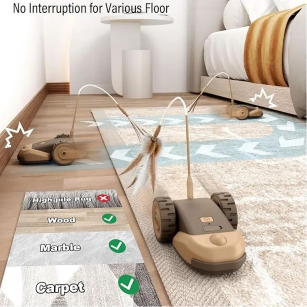 SmartChase Interactive Moving Cat Toy 3