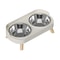 ElevaBowl Stainless Steel Dual Pet Feeding Station 9