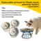 WhiskerEase Ceramic Cat Bowl Set 5