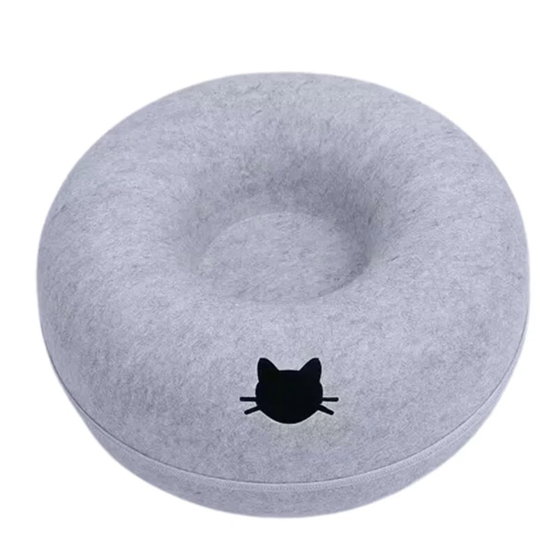 FeltNest Interactive Cat Tunnel Bed And Scratcher 9