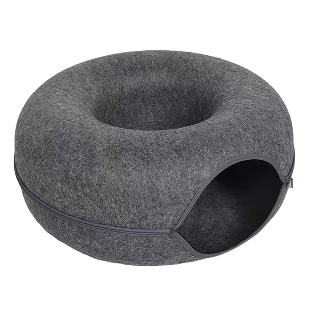 FeltNest Interactive Cat Tunnel Bed And Scratcher 6