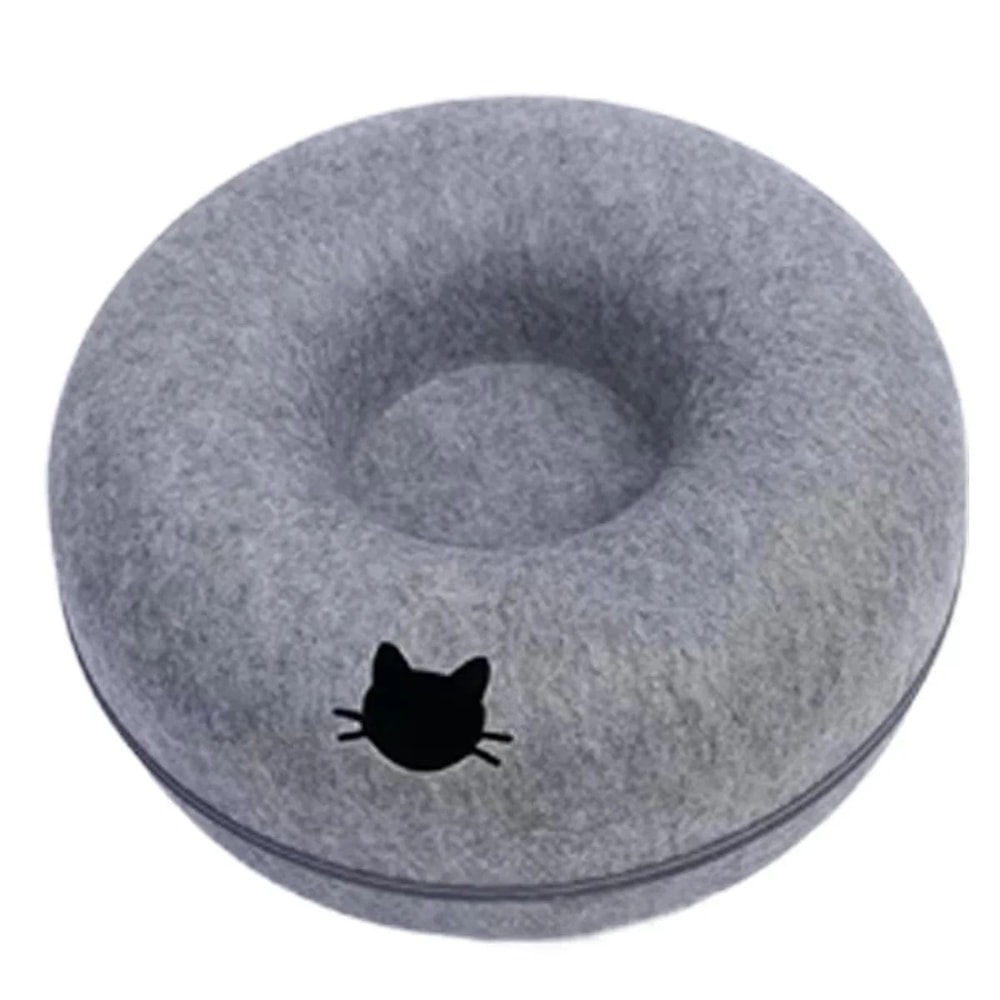 FeltNest Interactive Cat Tunnel Bed And Scratcher 8