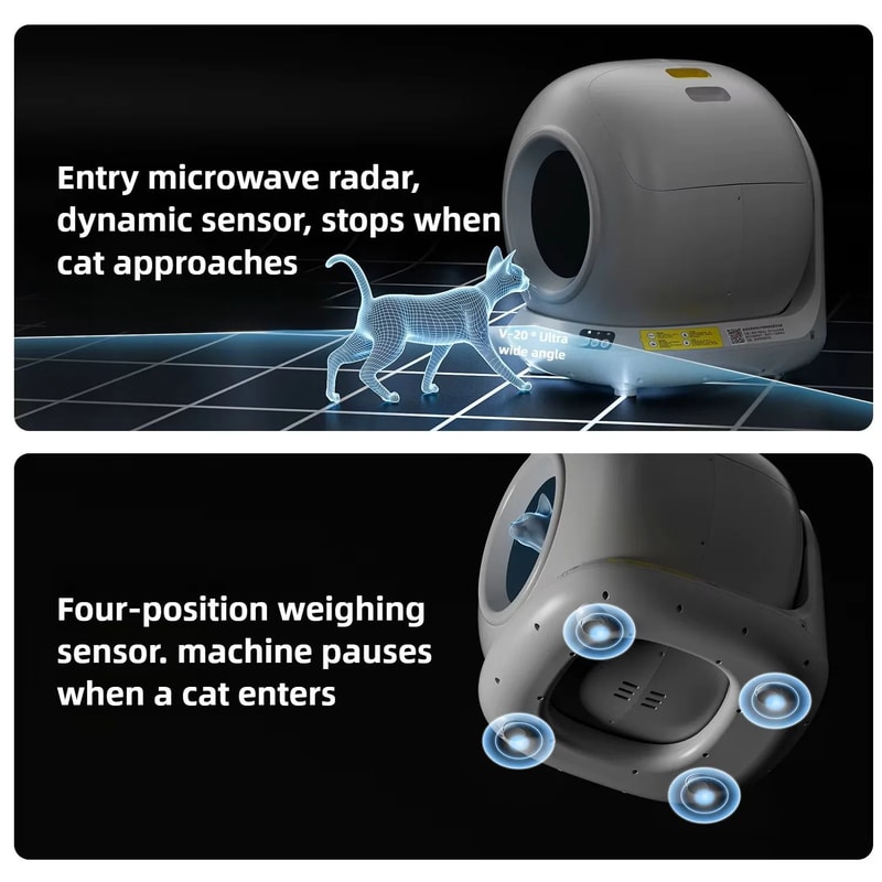 SmartClean Max 78L Automatic Self Cleaning Cat Litter Box 5