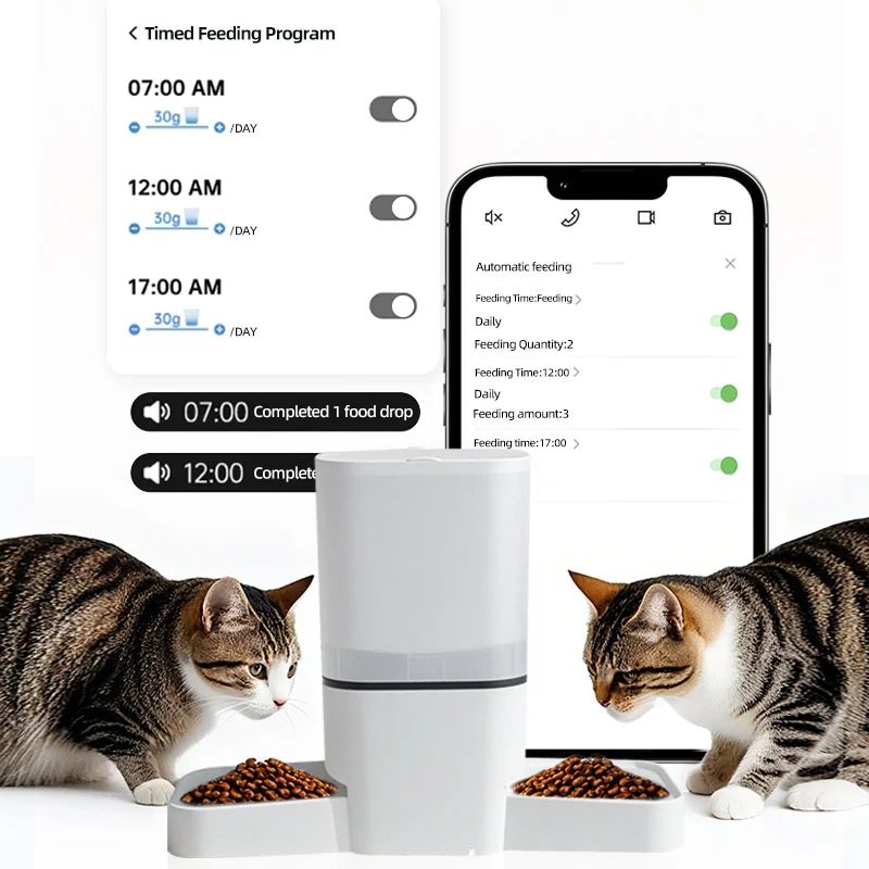 SmartServe 6L Automatic Pet Feeder With App Control 2