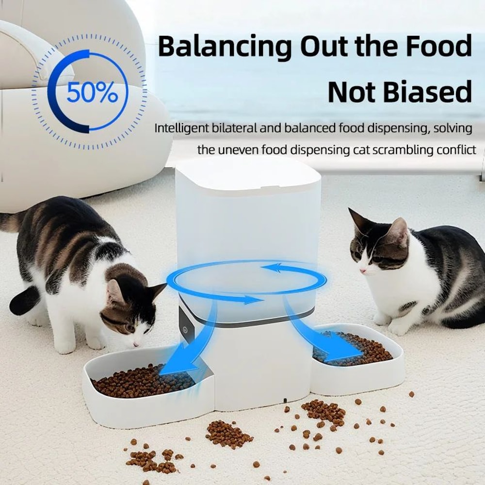 SmartServe 6L Automatic Pet Feeder With App Control 3