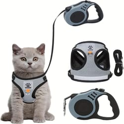 adjustable cat harness and leash set for safe outdoor adventures
