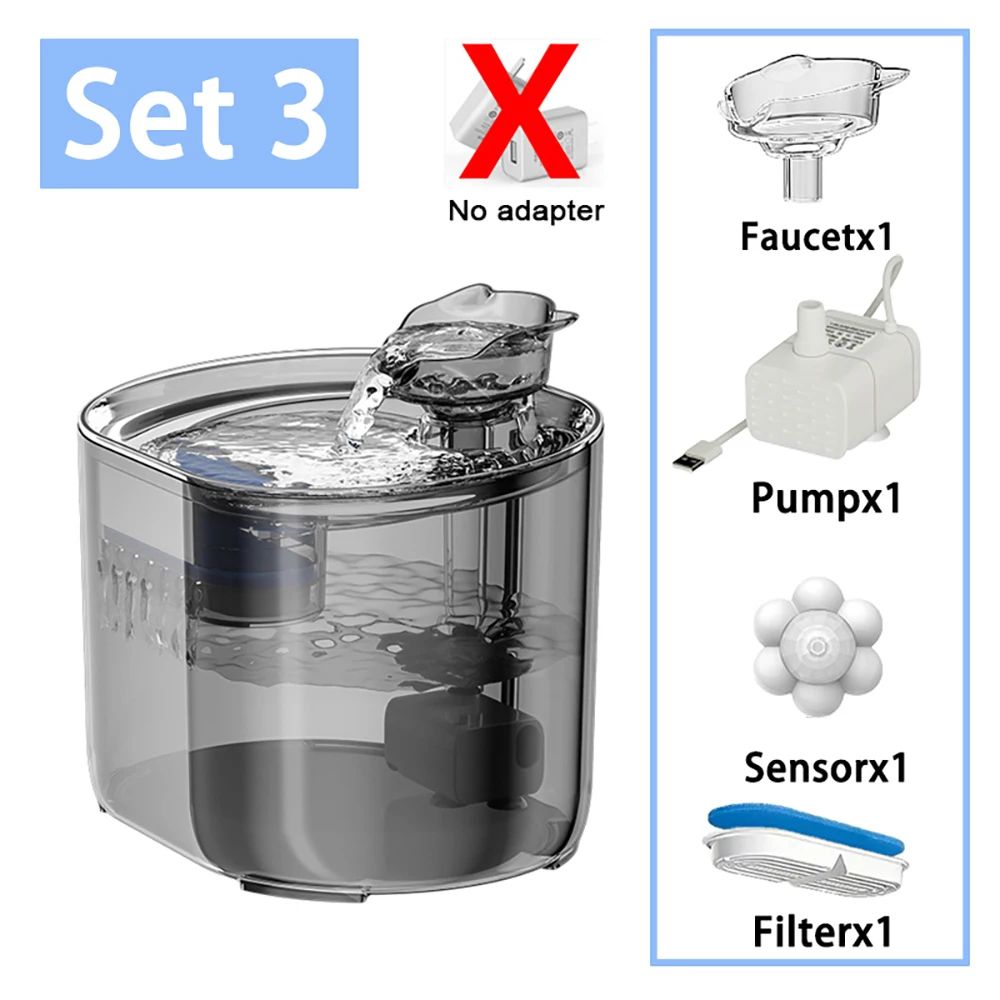 Intelligent Pet Water Fountain With Ultra Quiet Pump And Filter System 10