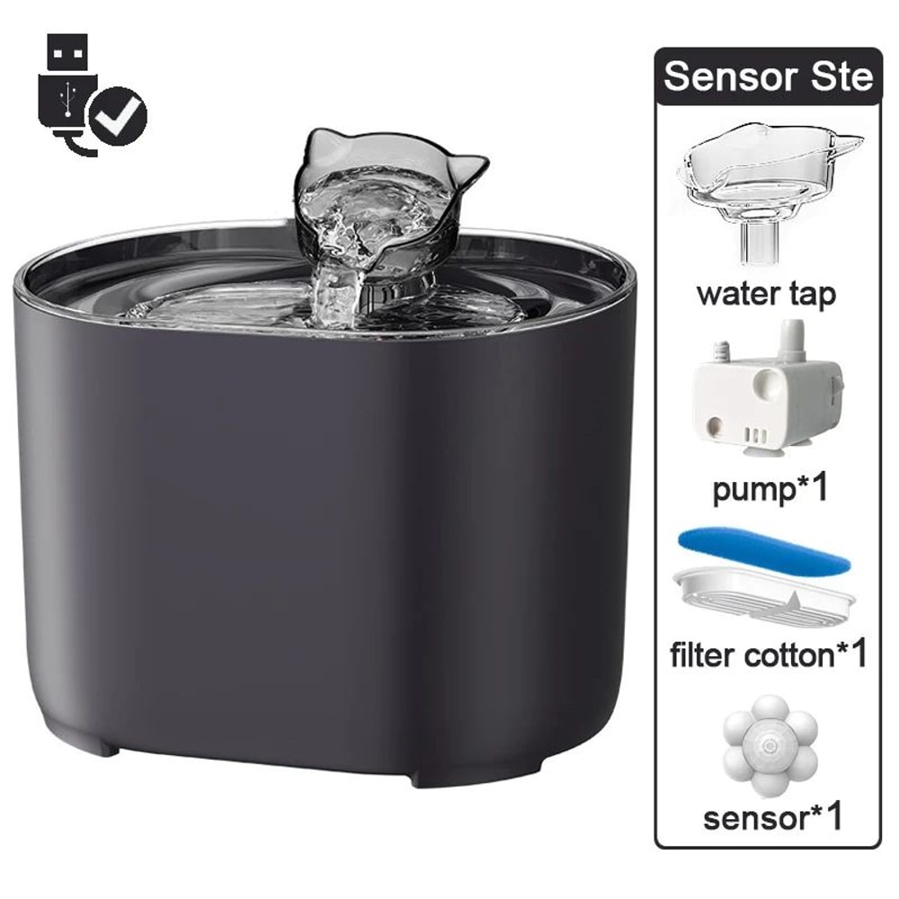 Intelligent Pet Water Fountain With Ultra Quiet Pump And Filter System 11
