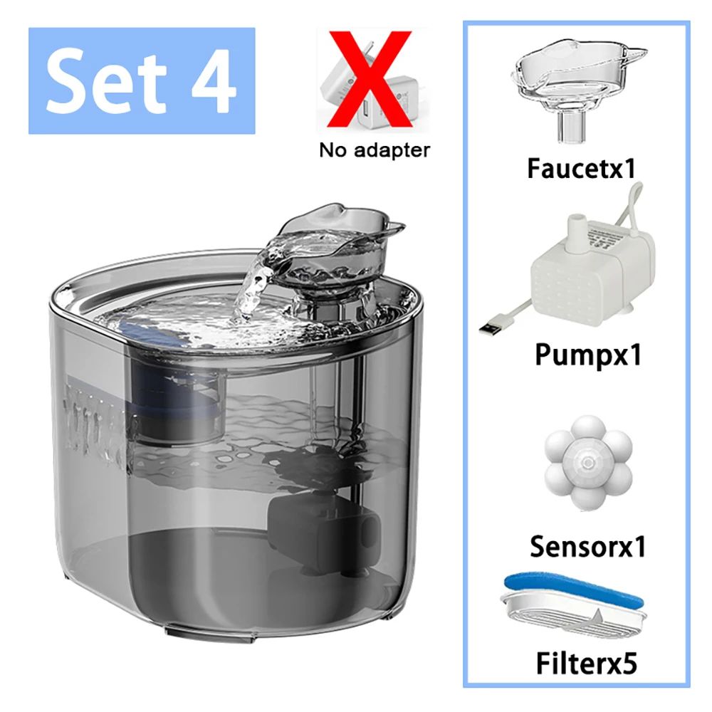 Intelligent Pet Water Fountain With Ultra Quiet Pump And Filter System 13