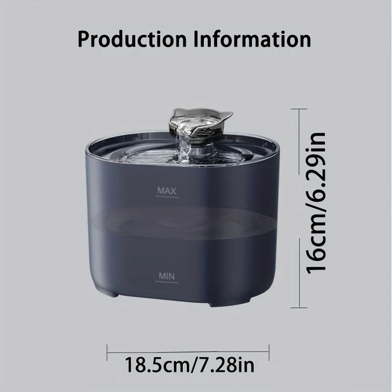 Intelligent Pet Water Fountain With Ultra Quiet Pump And Filter System 4