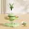 Interactive Treat Dispensing Cat Toy With Track Ball And Feather Wand 3