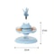 Interactive Treat Dispensing Cat Toy With Track Ball And Feather Wand 5