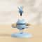 Interactive Treat Dispensing Cat Toy With Track Ball And Feather Wand 6