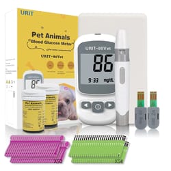 pet glucose monitoring kit for dogs and cats with easy no coding testing