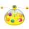Interactive Cat Puzzle Toy With Spinning Track Balls And Feather Teaser 9