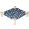 Elevated Canvas Pet Hammock Bed With Wooden Frame For Cats And Small Dogs 10